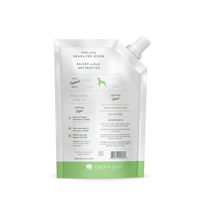 Green Juju Bison Bone Broth 20oz
