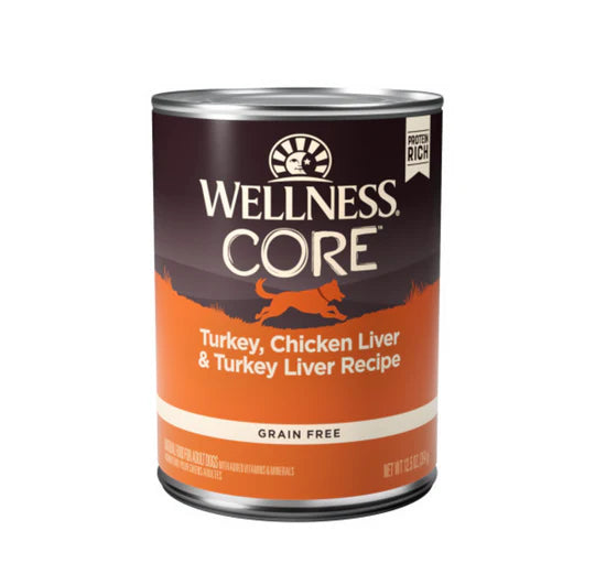 Wellness CORE Chicken & Turkey Recipe Grain-Free Canned Dog Food 12.5oz