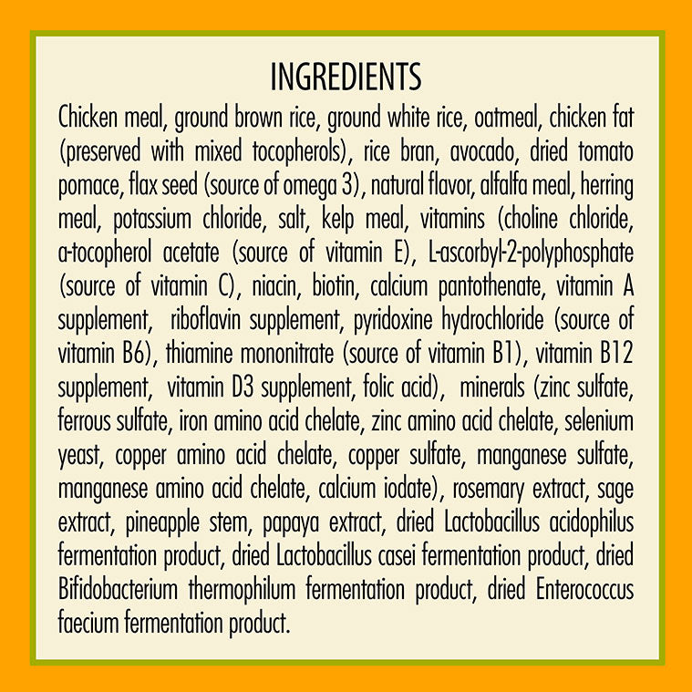 AvoDerm Original Chicken Meal & Brown Rice Recipe Dry Dog Food 30lb