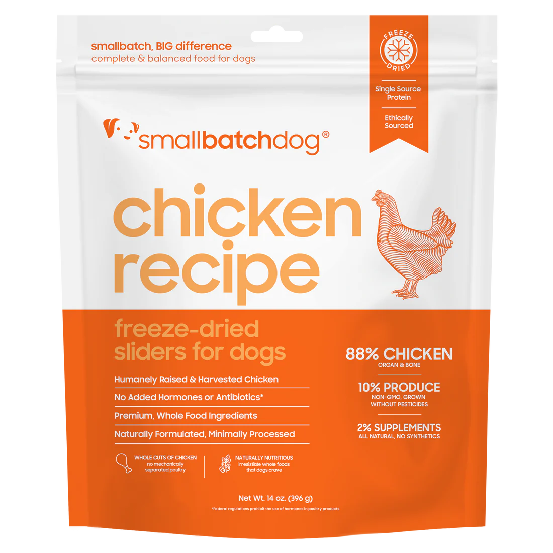 Smallbatch Freeze-Dried Chicken Sliders 14oz