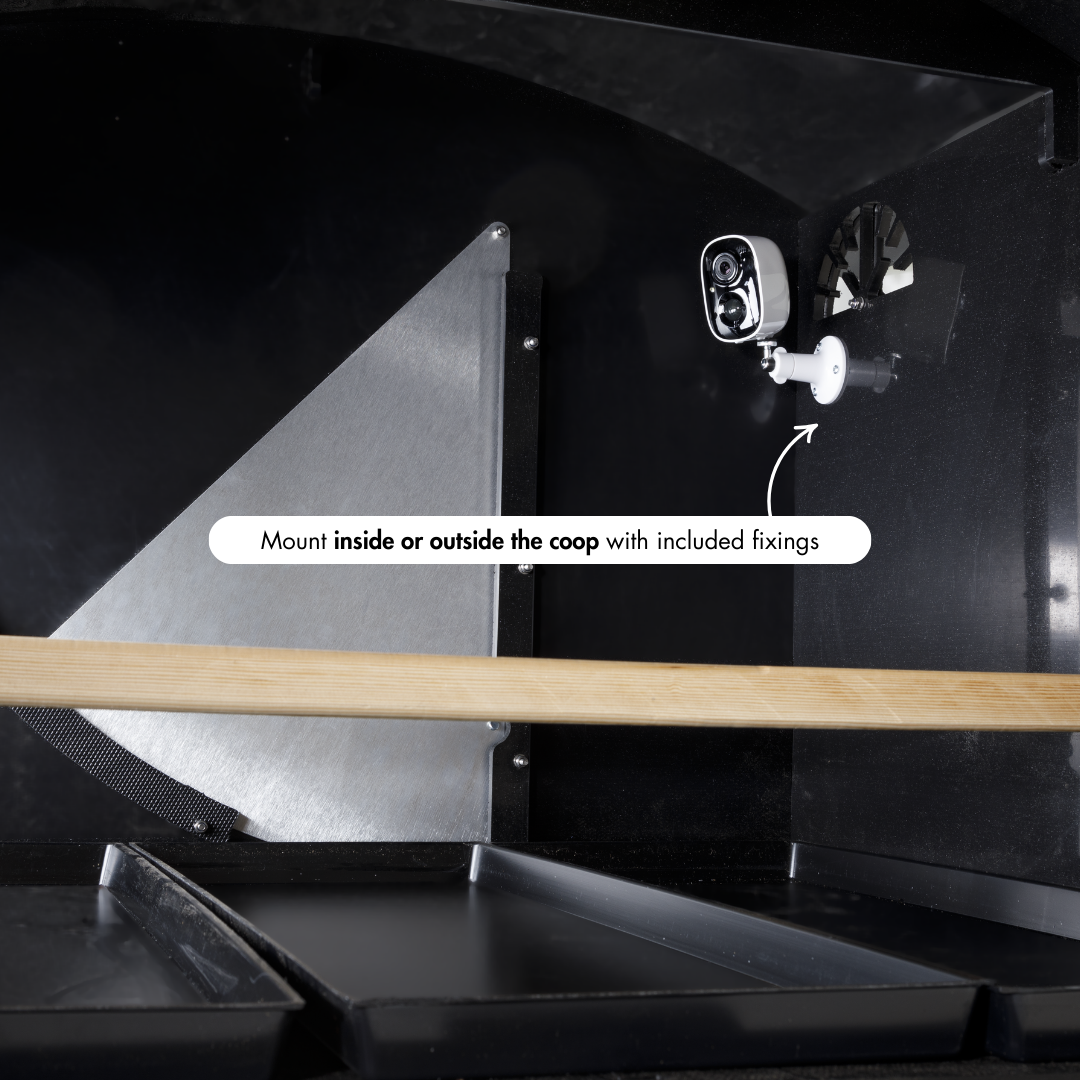 WiFi Camera for Chicken Coop with Solar Panel