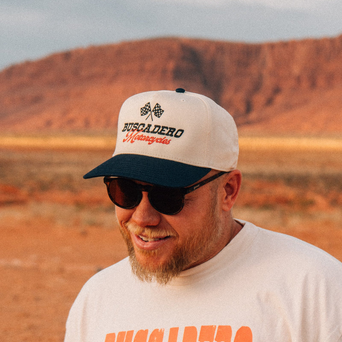 'Grand Prix' Two Tone Mid Profile Hat