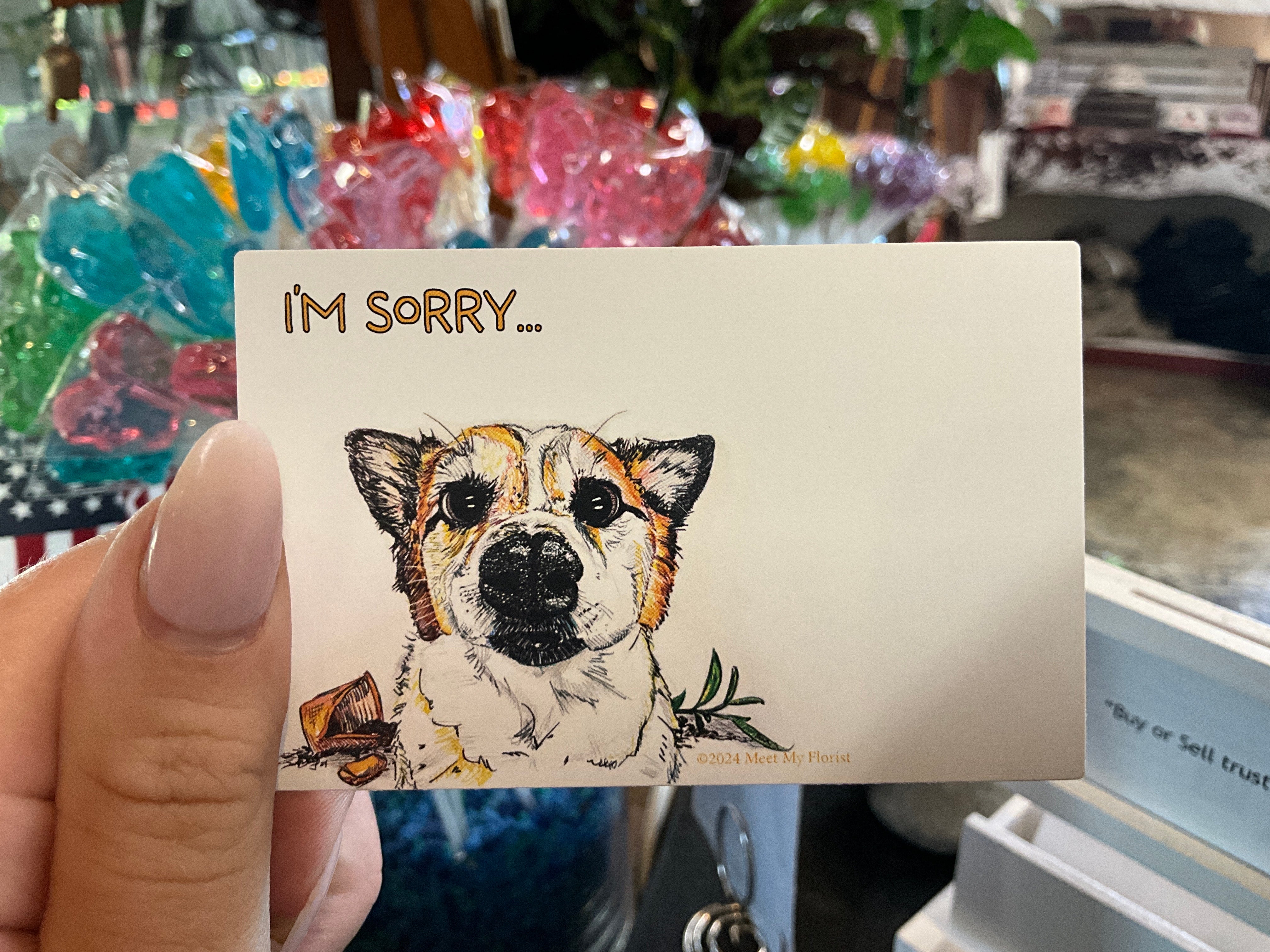 I’m sorry - Arrangement Card