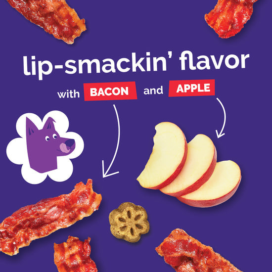 Fruitables Skinny Minis Apple Bacon Dog Treats 5oz