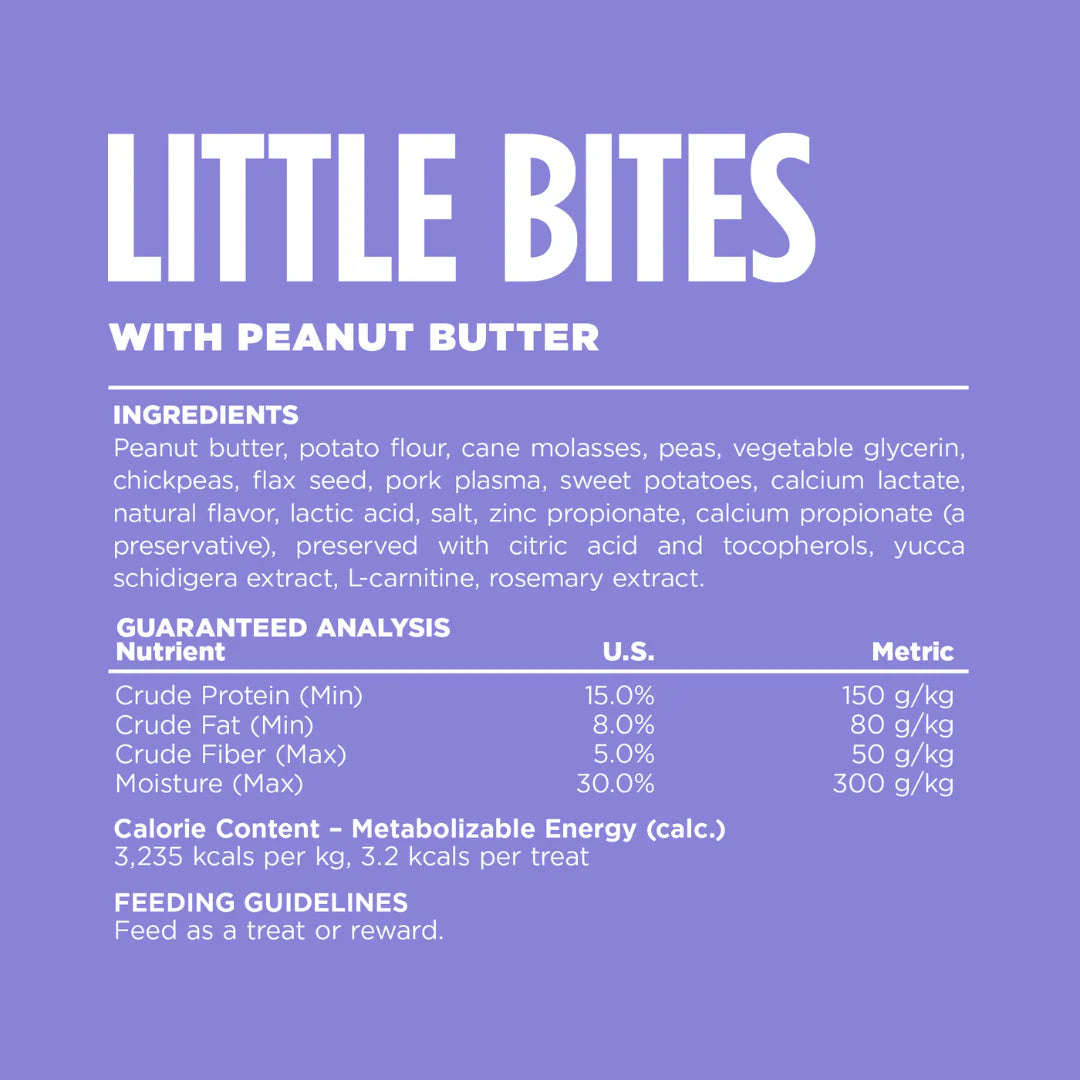 NutriSource LITTLE BITES PBUT TREAT 6OZ