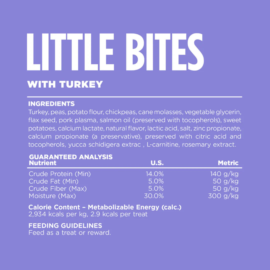 NutriSource LITTLE BITES TURK TREAT 6OZ