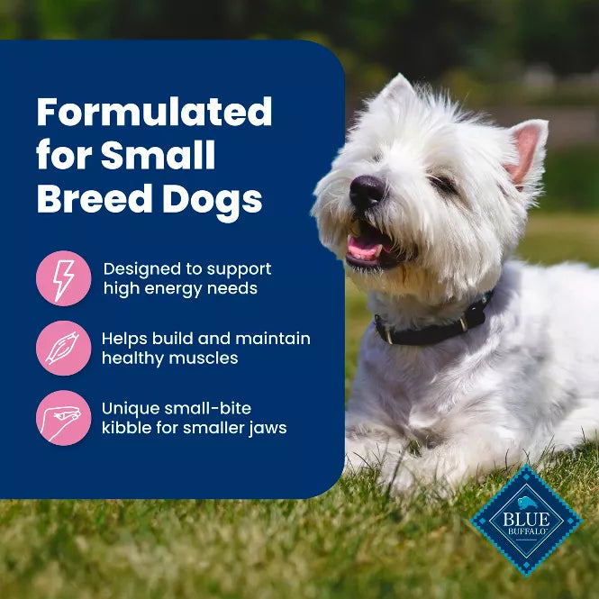 Blue Buffalo Small Breed Dry Dog Food with Chicken and Brown Rice 6lb