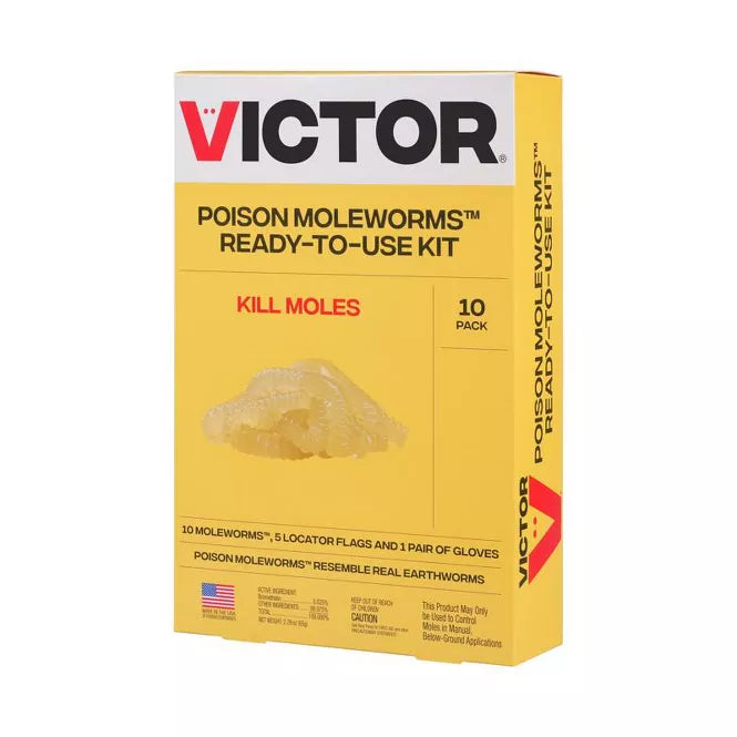 Victor Bait Worms For Gophers and Moles 10PK