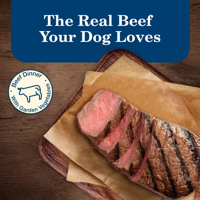 Blue Buffalo Homestyle Beef Recipe Canned Dog Food 12.5oz