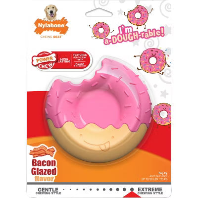Nylabone Chew Donut Dog Toy Lg