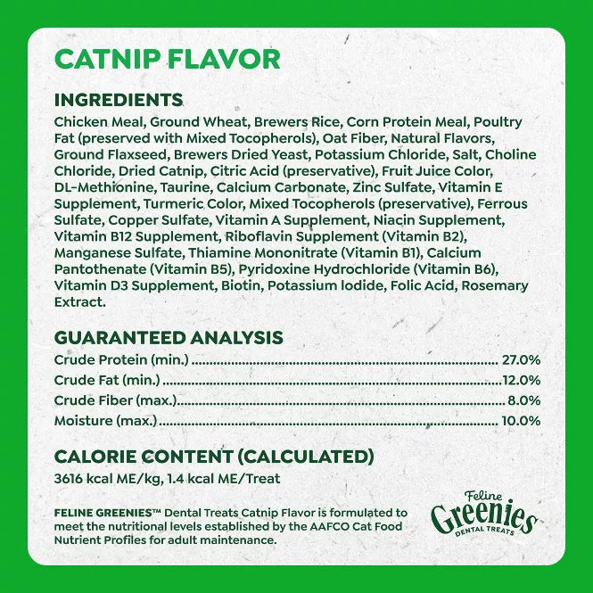 FELINE GREENIES CTNP TRT 9.75