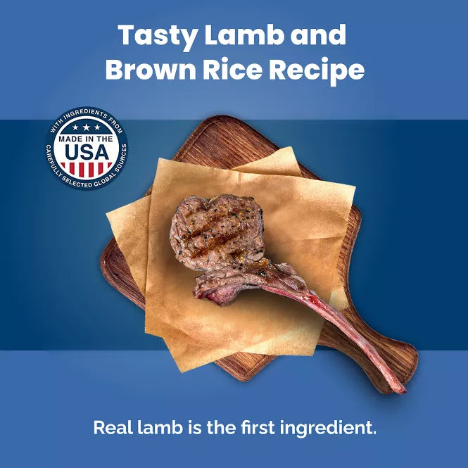 Blue Buffalo Lamb & Brown Rice Recipe Small Breed Adult Dry Dog Food 15lb
