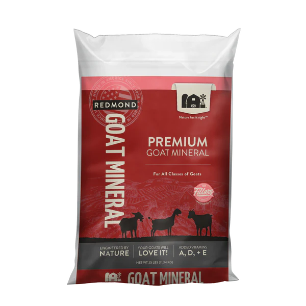 REDMOND GOAT MINERAL MIX 25#