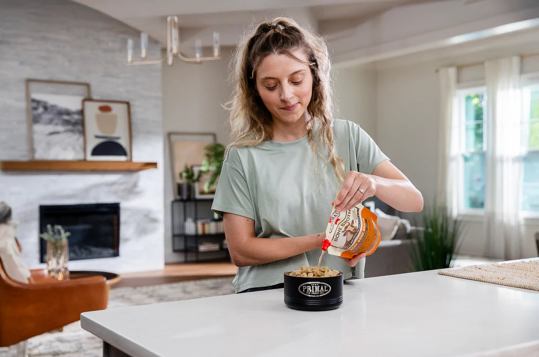 Primal Beef Bone Broth for Dogs & Cats 20oz