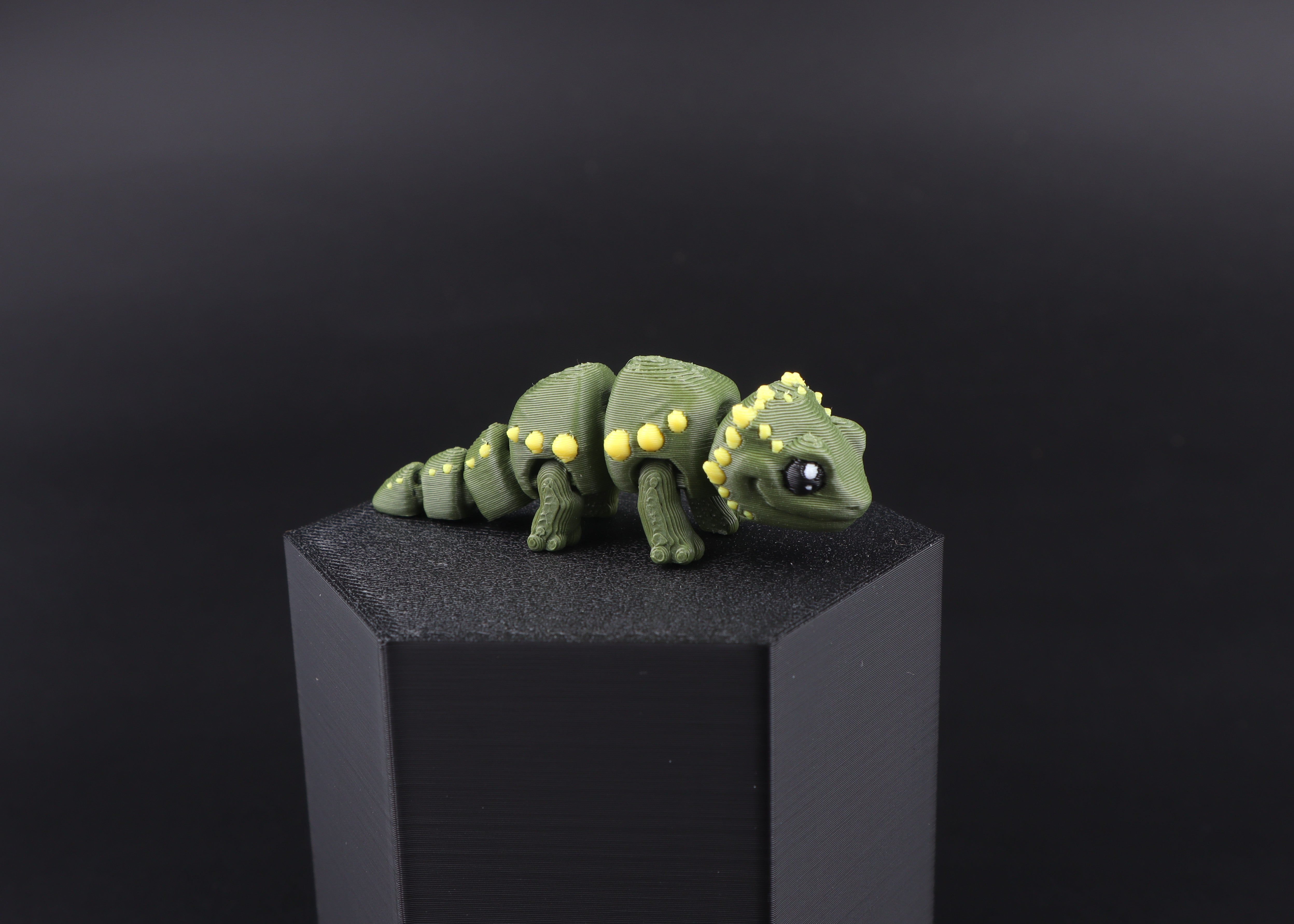 3D Printed Mini Reptile and Amphibian Fidget Toy Set – Articulated Classroom Reward Gift