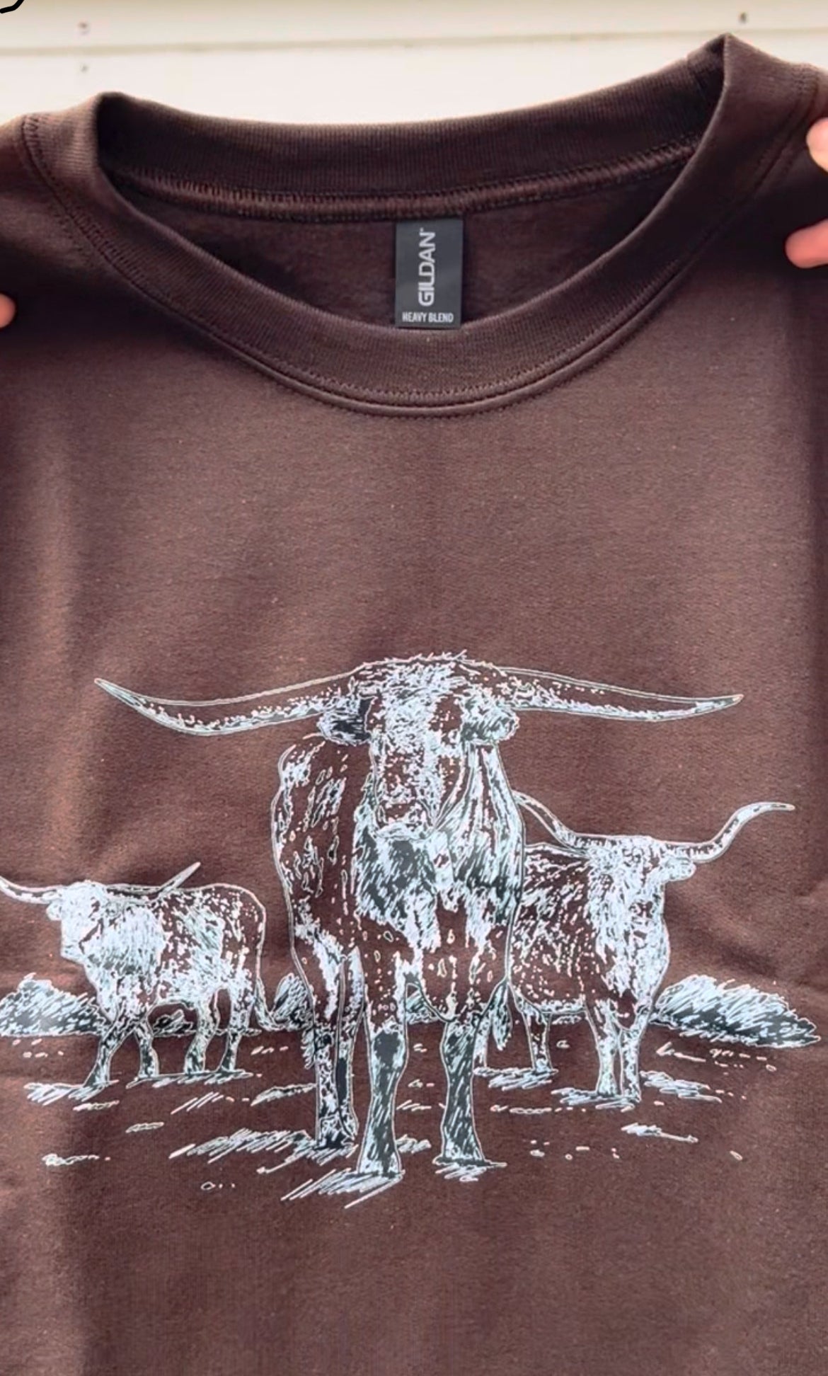 Long Horn crewneck