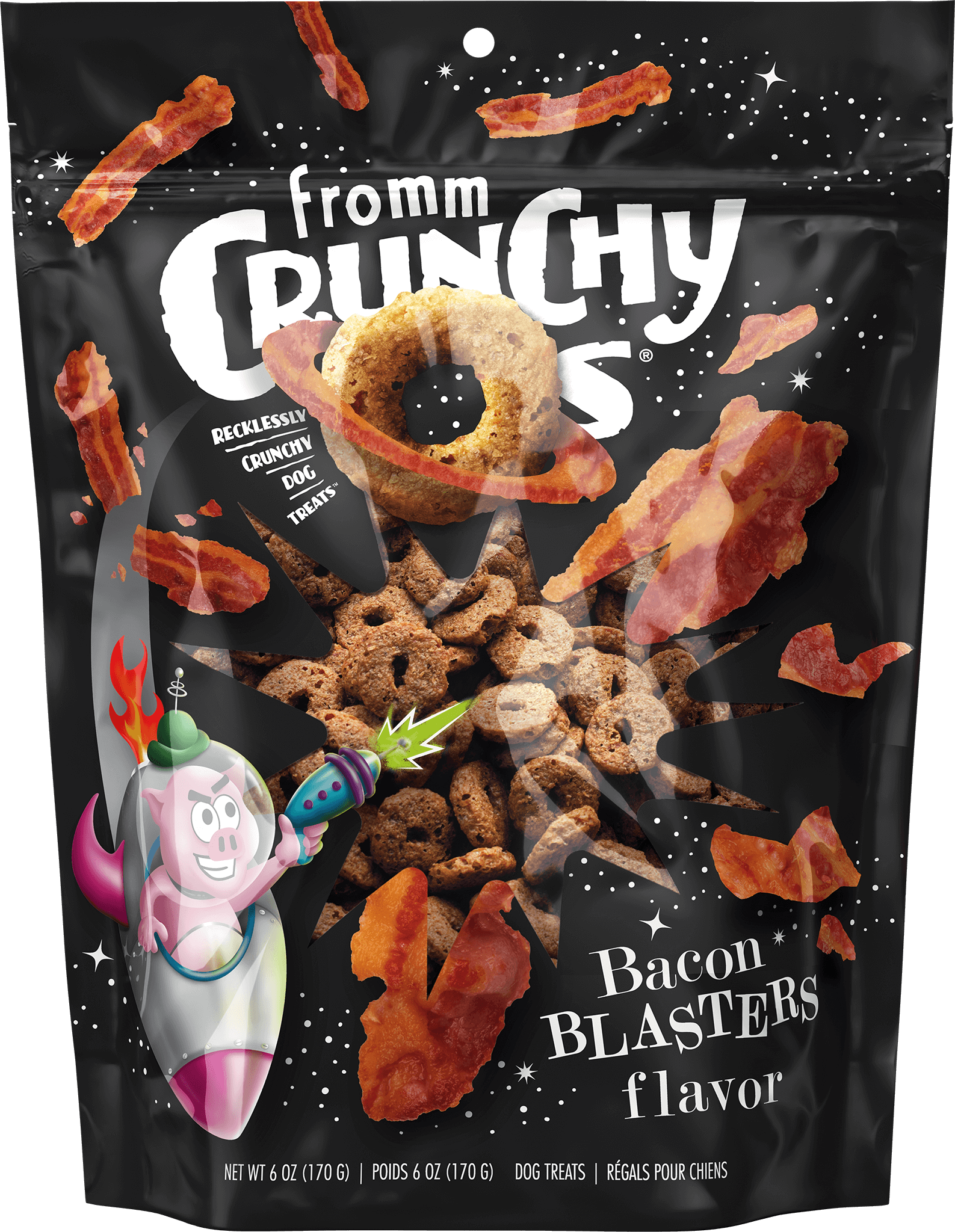 Fromm Crunchy Os Bacon Bl 6oz