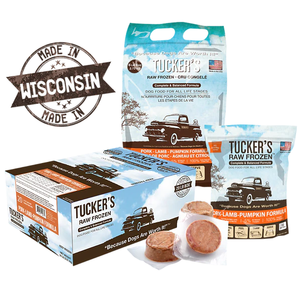 Tuckers FROZEN RAW PORK-LAMB-PUMPKIN 20 LBS