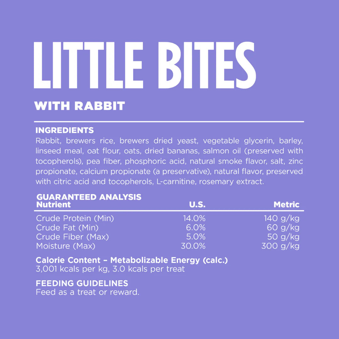 NutriSource LITTLE BITES RABB TREAT 6OZ