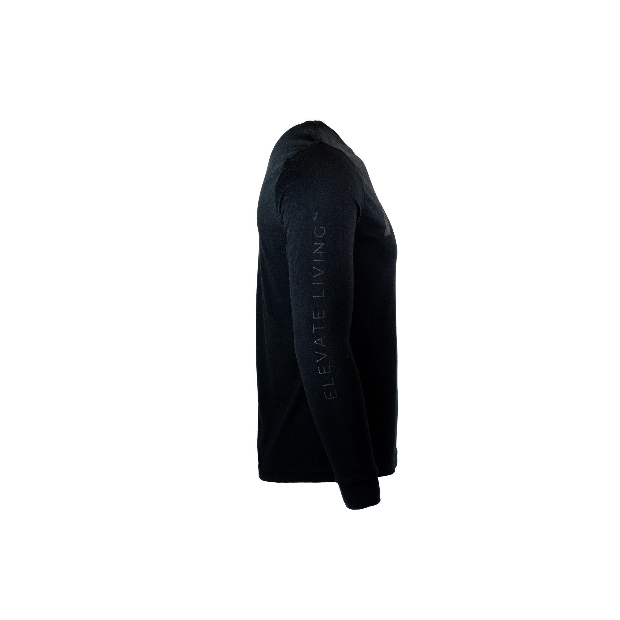 Redmond Peaks Elevate Living Long Sleeve Black Tee