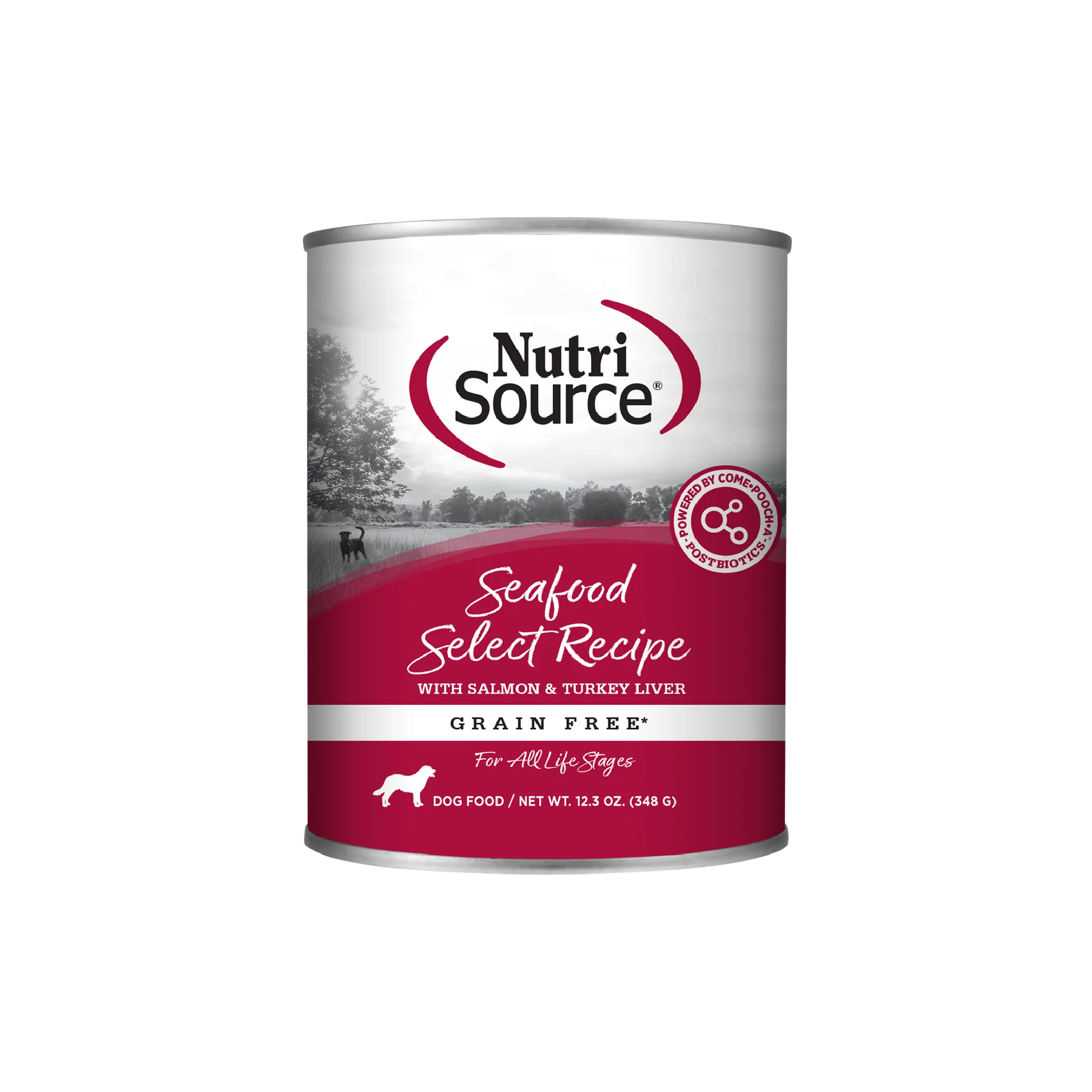 NutriSource Grain Free Seafood Select Canned Dog Food 13oz