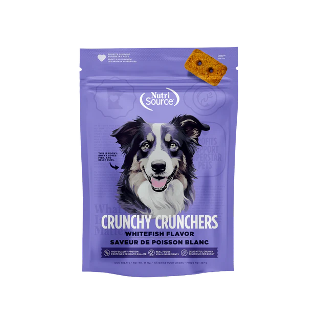 NutriSource Whitefish Crunchy Crunchers 14oz