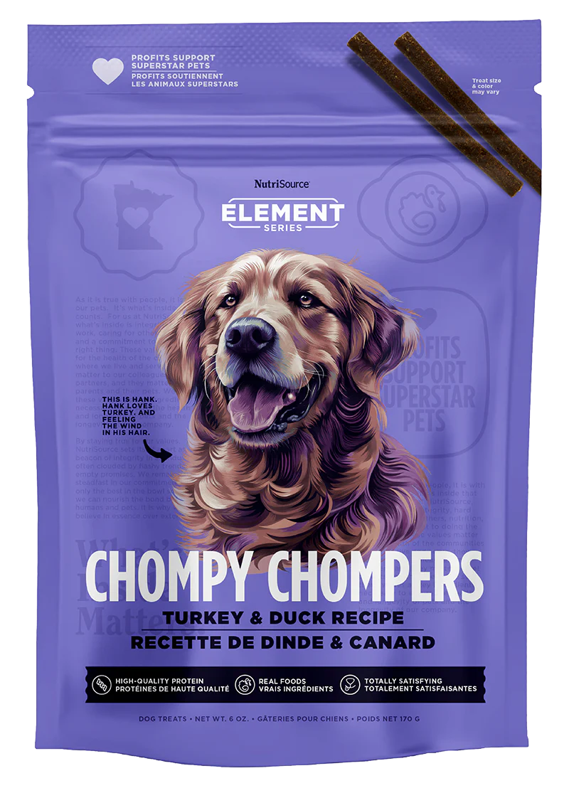 NutriSource CHOMPY TURKEY TREAT 6OZ