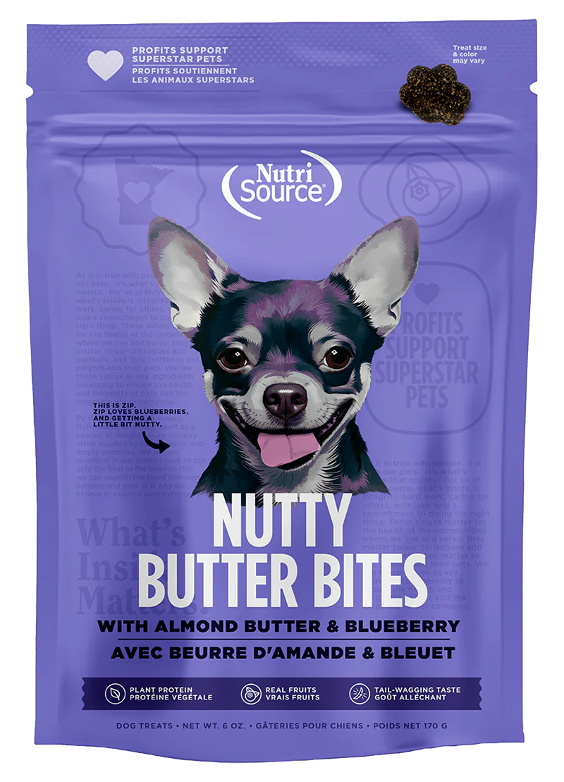 NutriSource NUTTY PEANUT BLUE TREAT 6OZ