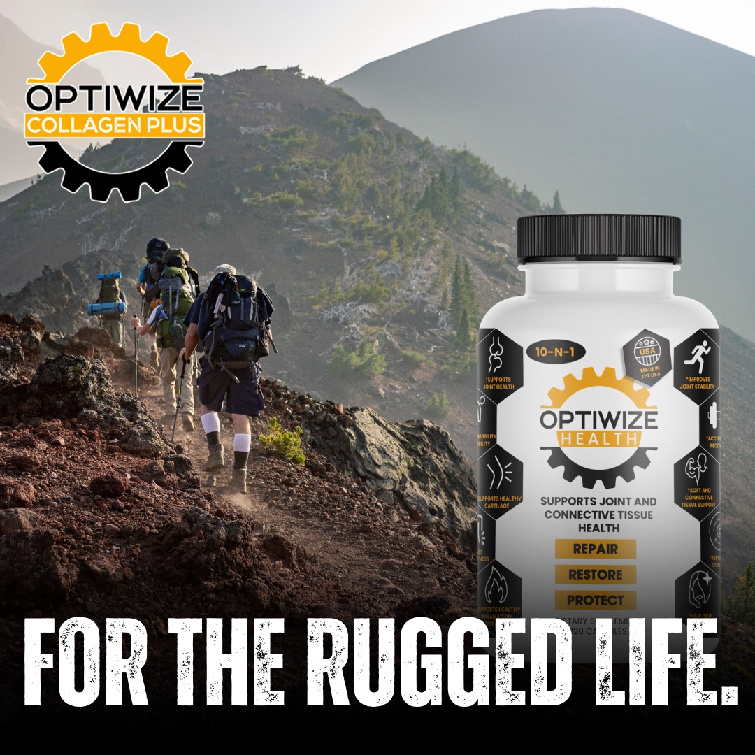 OptiWize Collagen +Plus Human Supplement for Joint Health