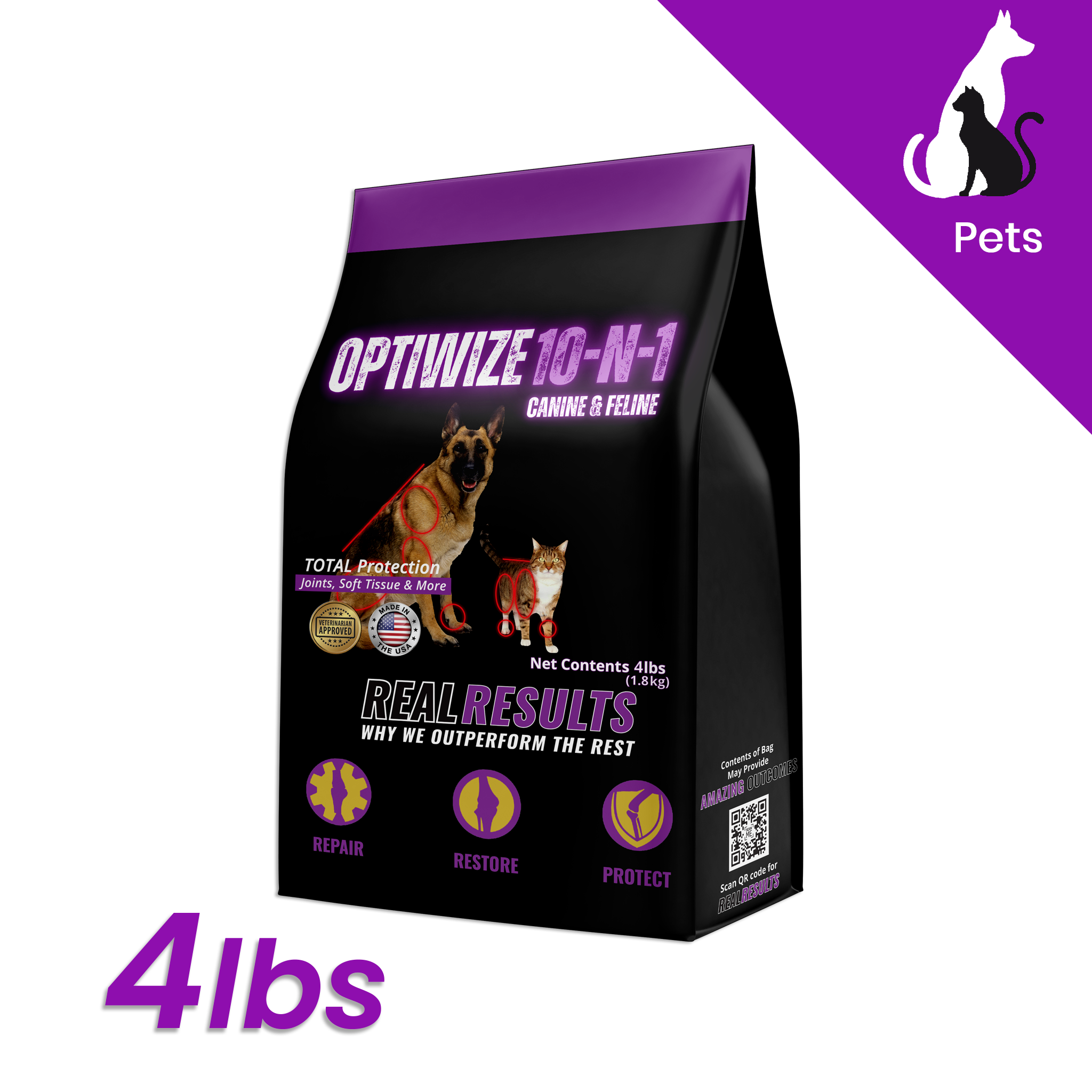 OptiWize Collagen +Plus Dogs and Cat Joints Health Supplement