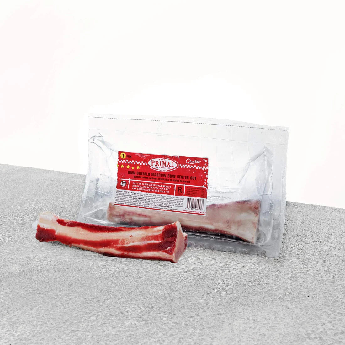 Primal Center Cut Buffalo Marrow Bones for Dogs