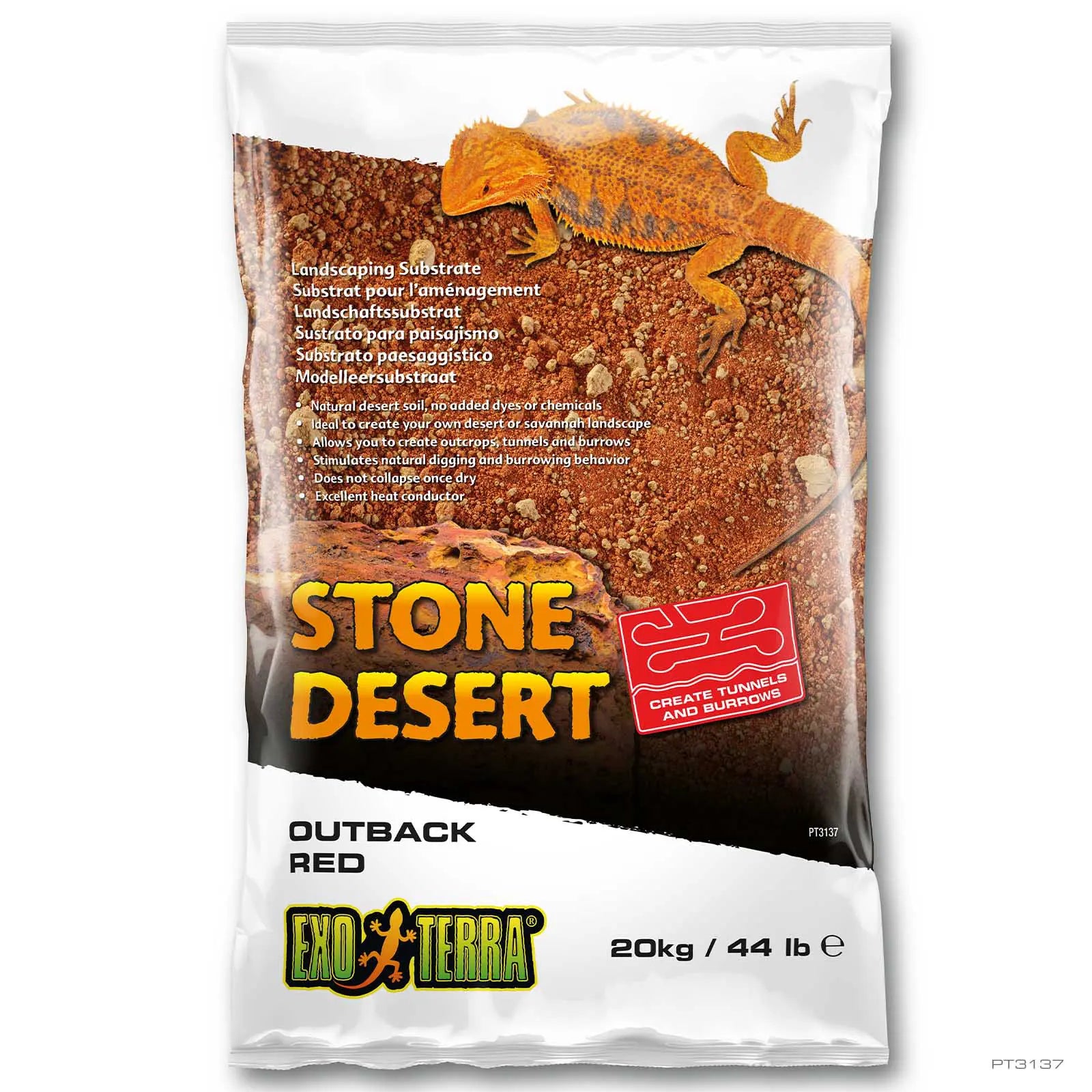 Exo Terra Stone Desert Outback Red 44 lb