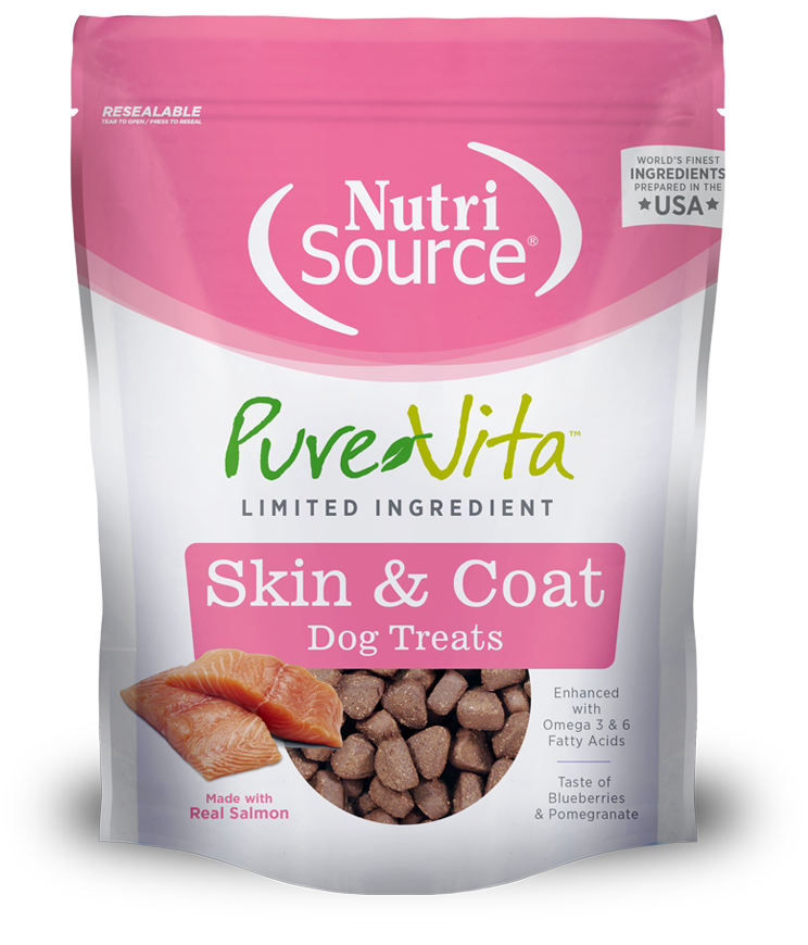 NutriSource PureVita Limited Ingredient Skin and Coat Treat 6 oz
