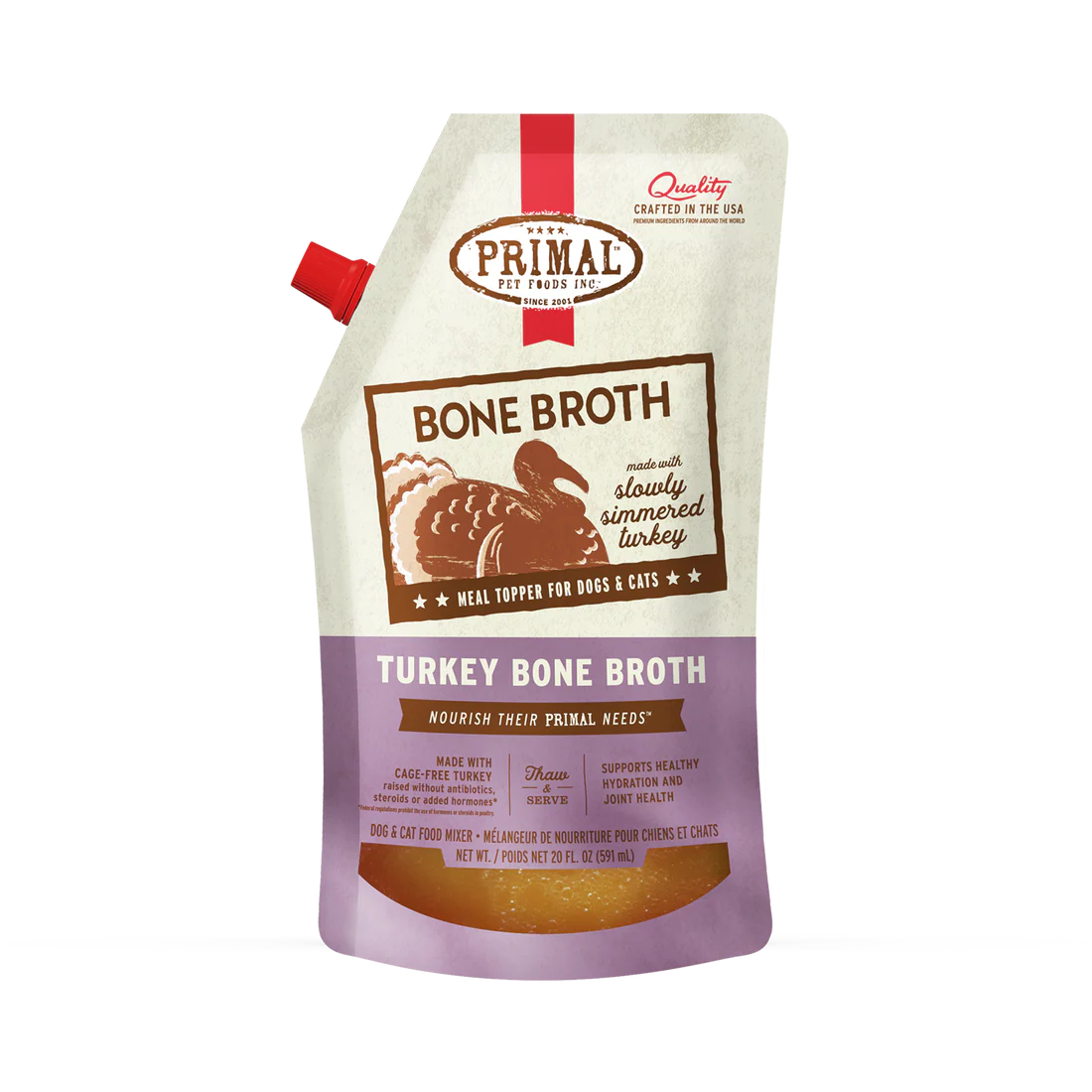 Primal Turkey Bone Broth 20oz