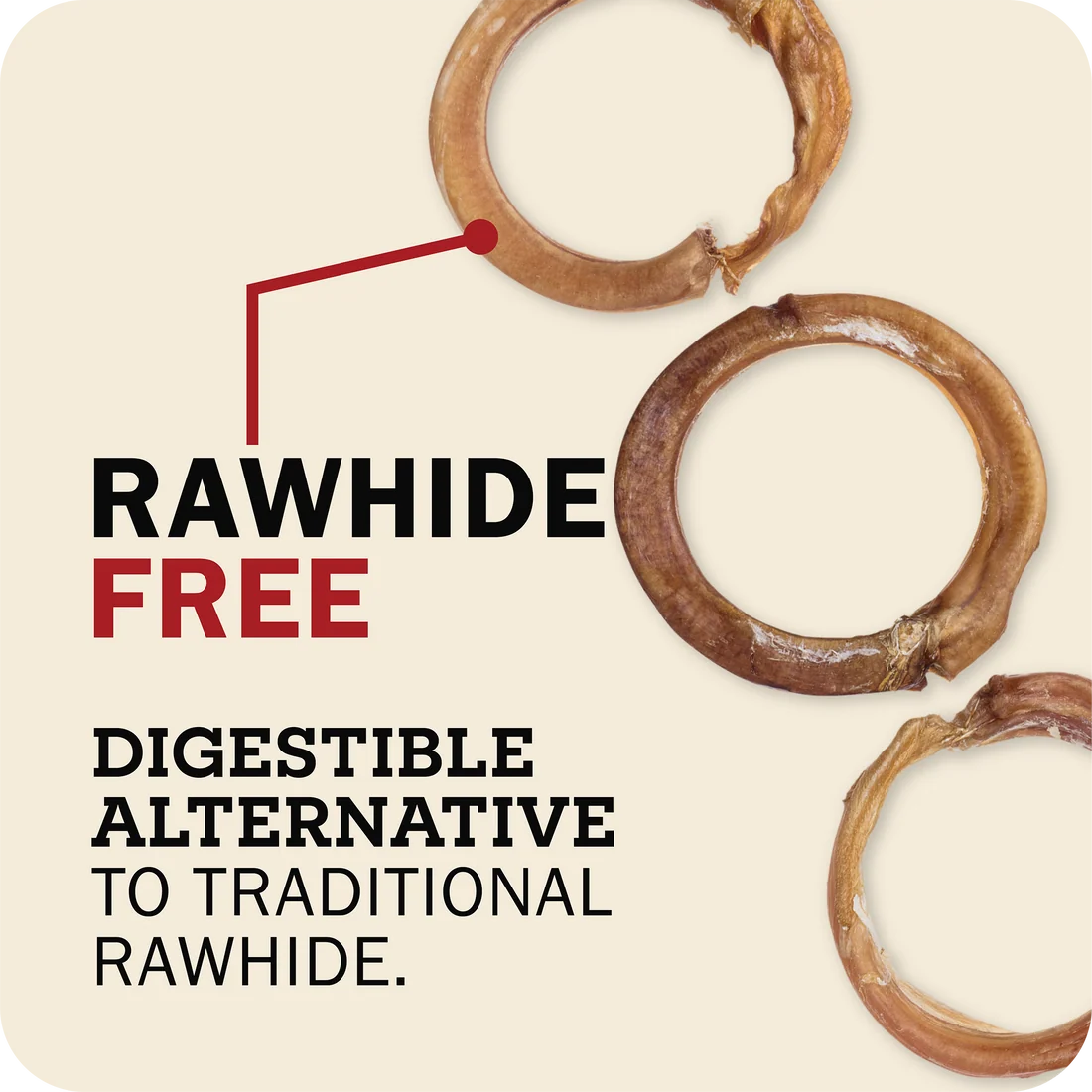 Redbarn Bully Rings Small Dog Chew