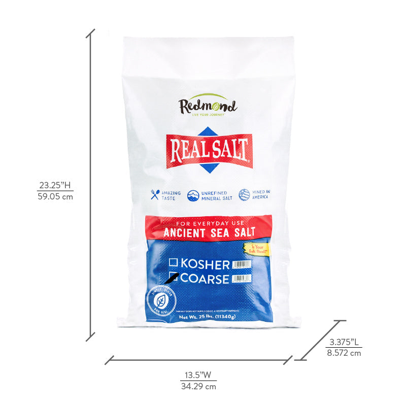 Real Salt Coarse 25 lb Bag