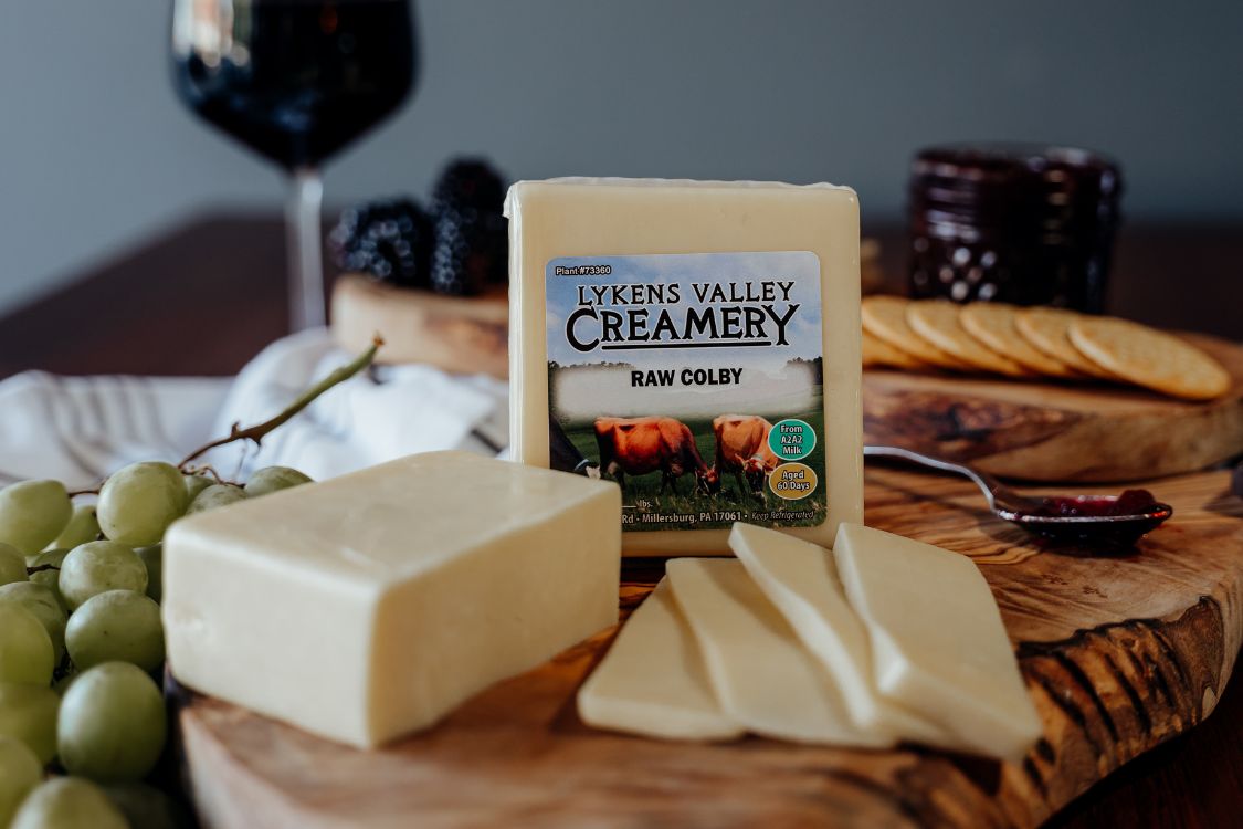 Raw Grass-Fed Colby Cheese - 8 oz