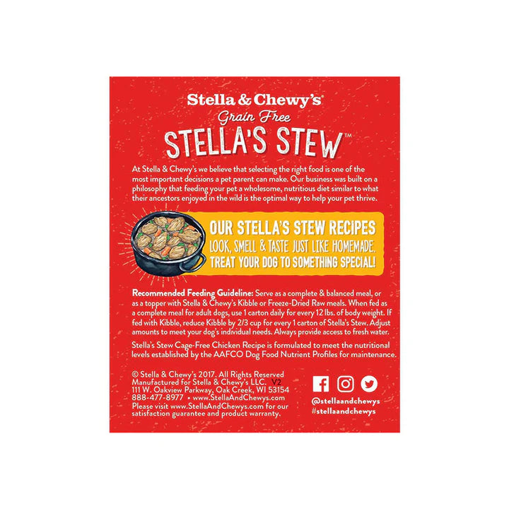 Stella and Chewy's Cage-Free Chicken Stew 11oz