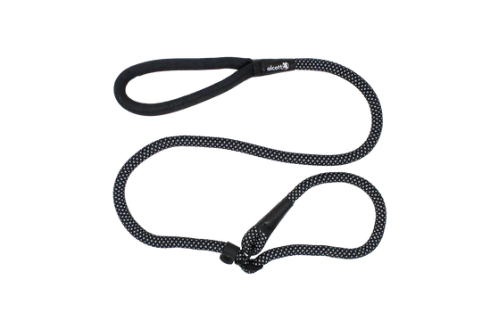 Alcott Adventures Slip Lead Rope Leash Large Black