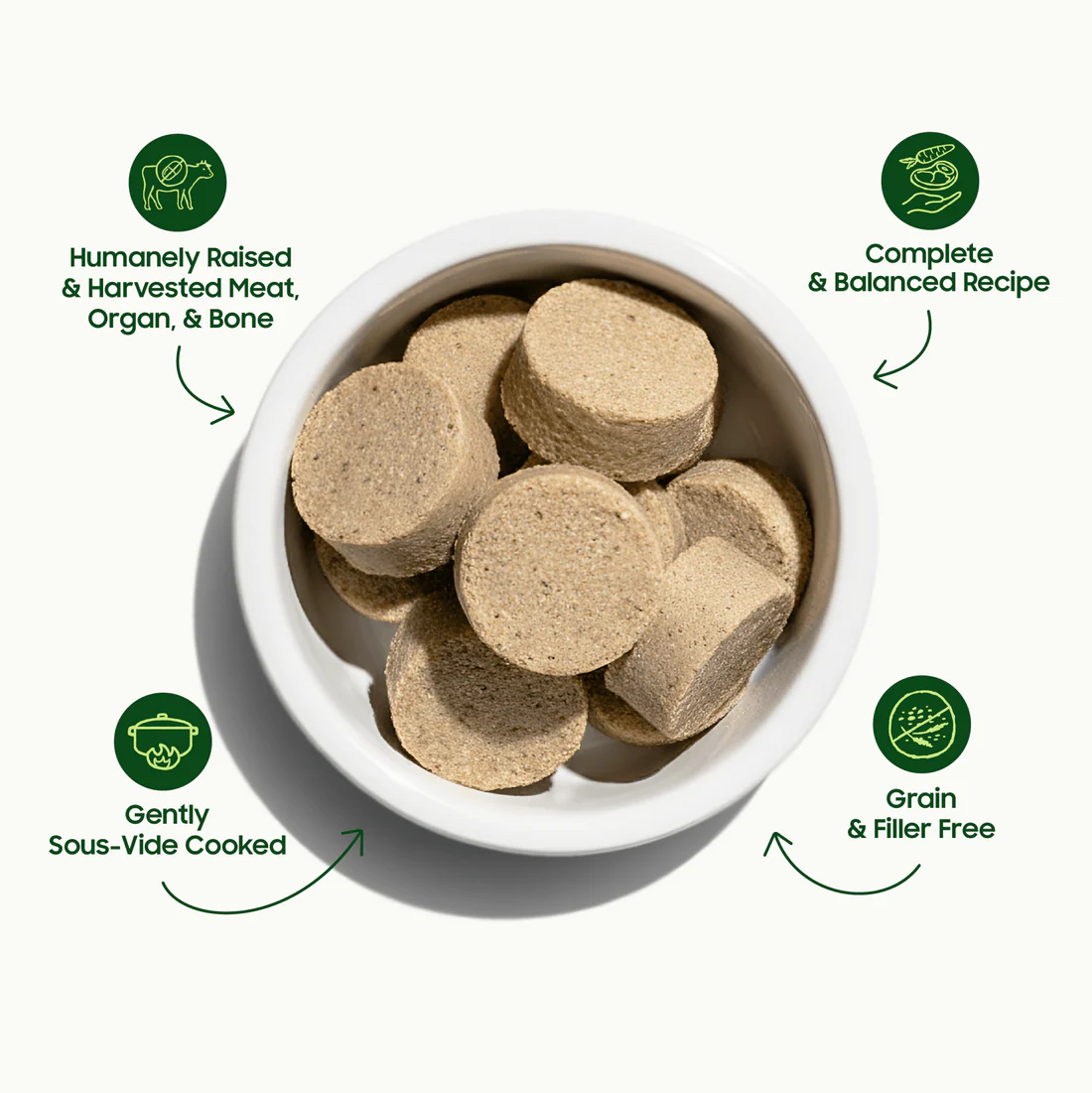 SmallBatch Lightly Cooked Turkey Sliders for dogs 2lb