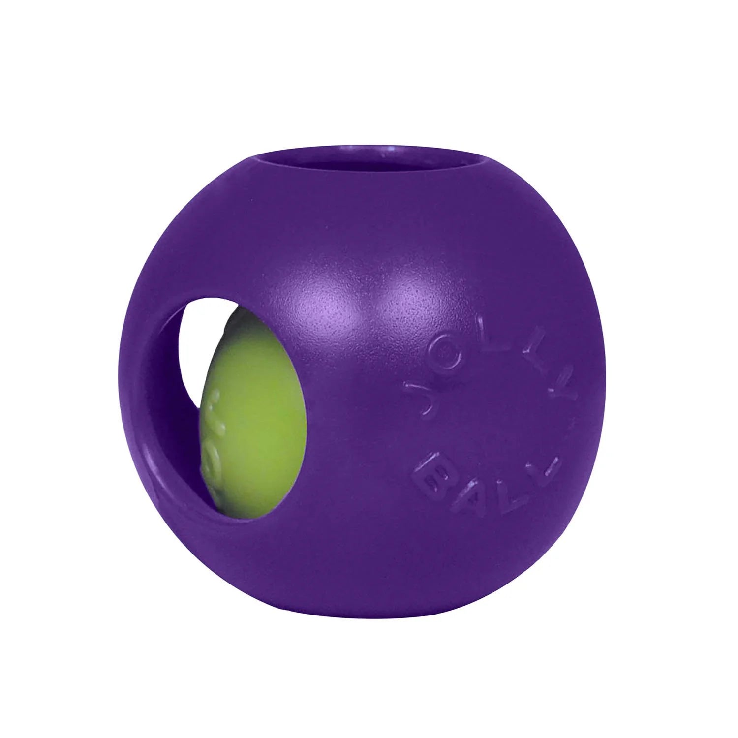 Jolly Pets Teaser Ball Dog Toy Purple 4.5in