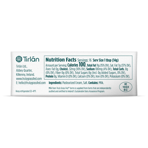 Truly Grass-fed Salted Butter - 8 oz