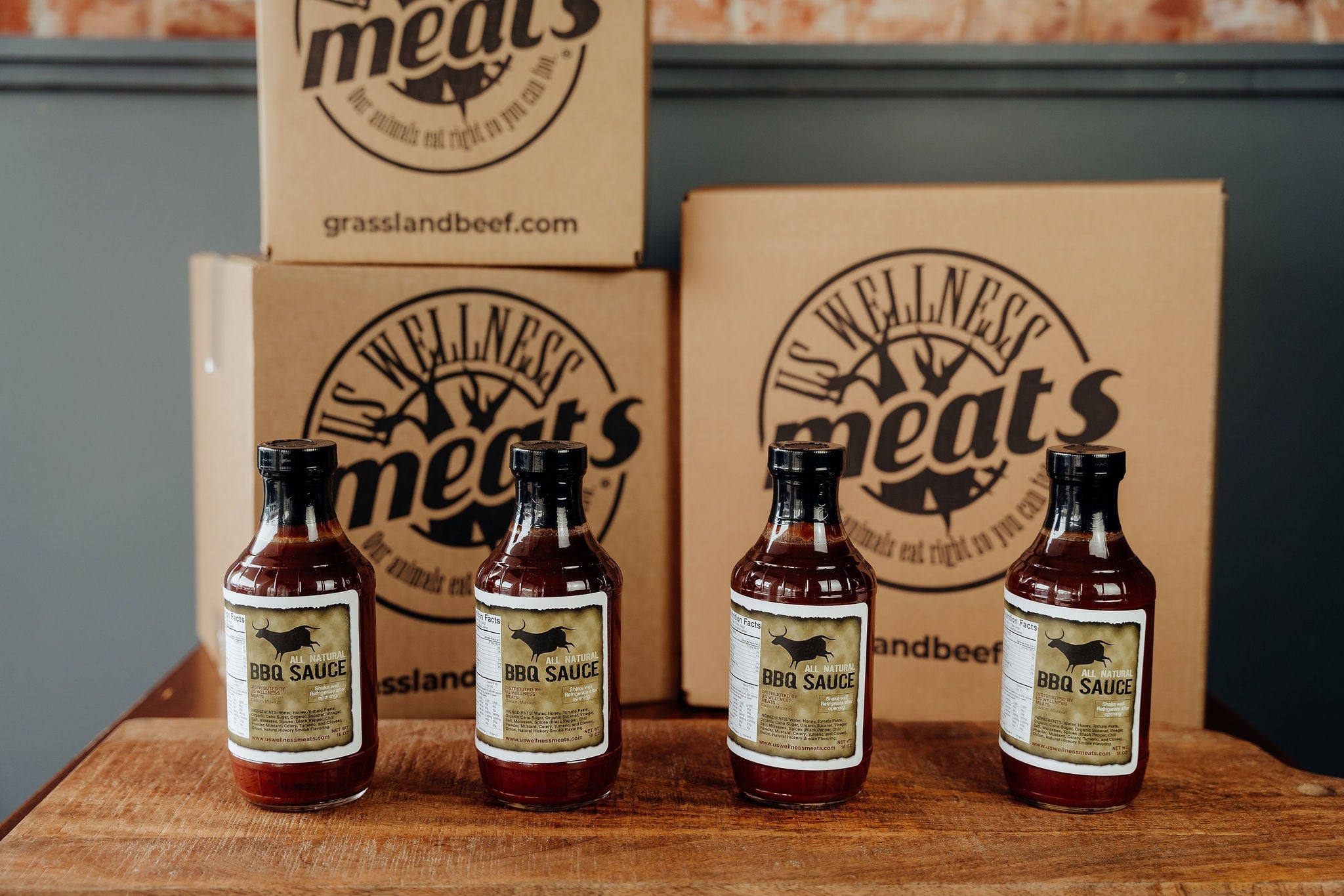 All-Natural Premium BBQ Sauce 4 (16 oz) bottles - ships separately
