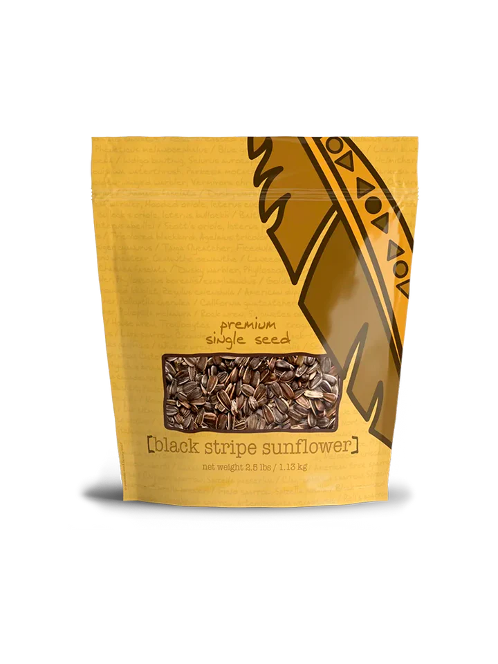 Volkman Black Stripe Sunflower Seeds For Birds - 2.5 lb