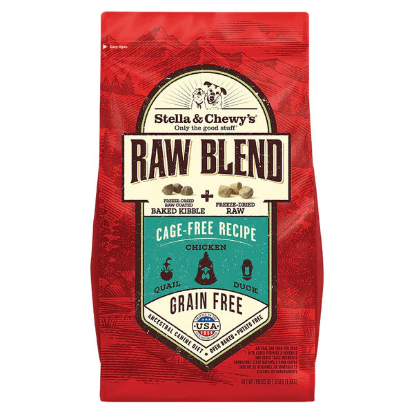 Stella & Chewy's Cage-Free Raw Blend Kibble for Dogs 3.5lb