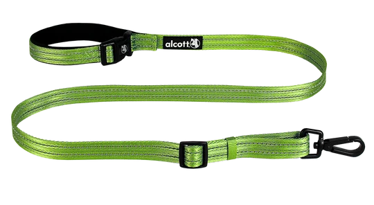 Alcott Adventures Weekender Reflective Leash Green