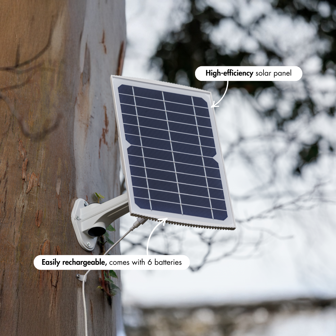 WiFi Battery Bird House Camera with Solar Panel