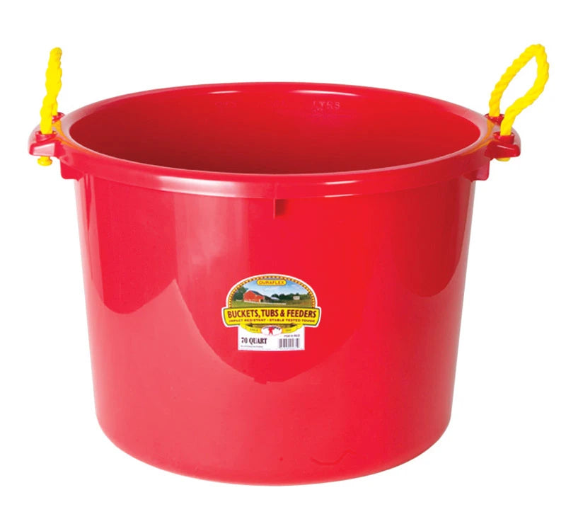 MUCK BUCKET DURA-FLEX RED