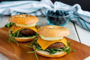 Beef Breakfast Polish Sausage Sliders - 6 (3 oz) patties