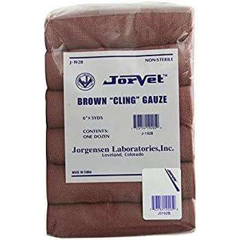BROWN CLING GAUZE 6" 12CT